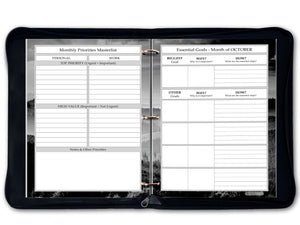 12 MONTH - 2025 PRINTABLE PLANNER BUNDLE - Dated JAN to DEC 2025