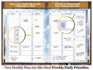 Undated 8x10 Softcover Planner - Floral Bliss