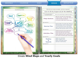 Oct 2024 to Dec 2025 Planner - Choose Joy Daisies