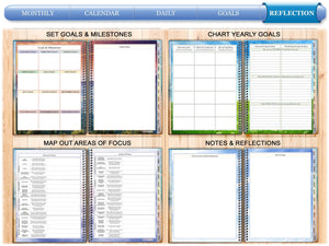 Oct 2024 to Dec 2025 Planner - Blue Pier