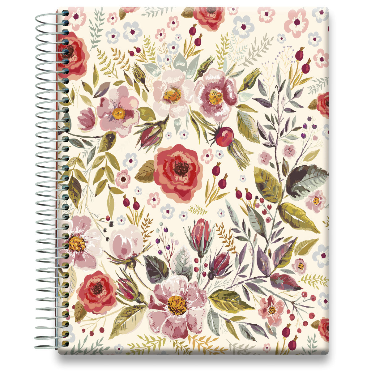 Tools4Wisdom Planner 2025-2026 Calendar - Autumn Flowers