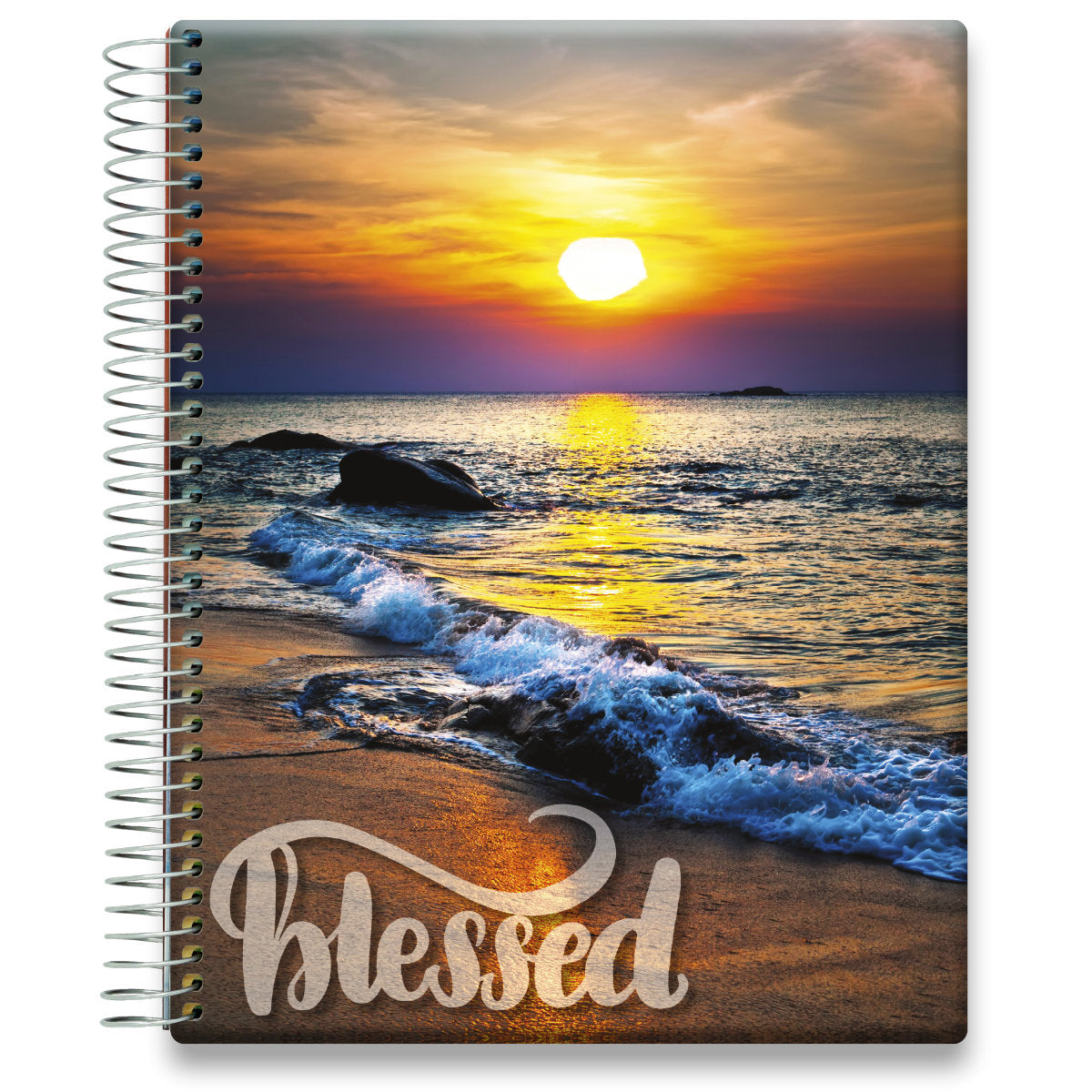 Tools4Wisdom Planner 2025-2026 Calendar - Ocean Sunset