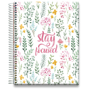 Tools4Wisdom Planner 2025-2026 Calendar - Stay Focused Floral