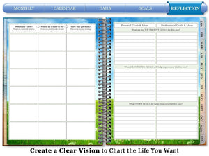 May 2024 to Jun 2025 Planner - Inspirational Elephant