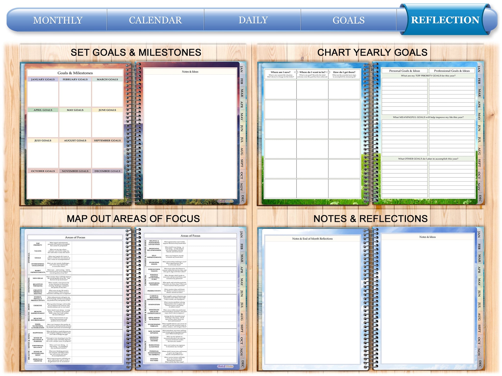 2024 Printable Coloring Planner in 2023