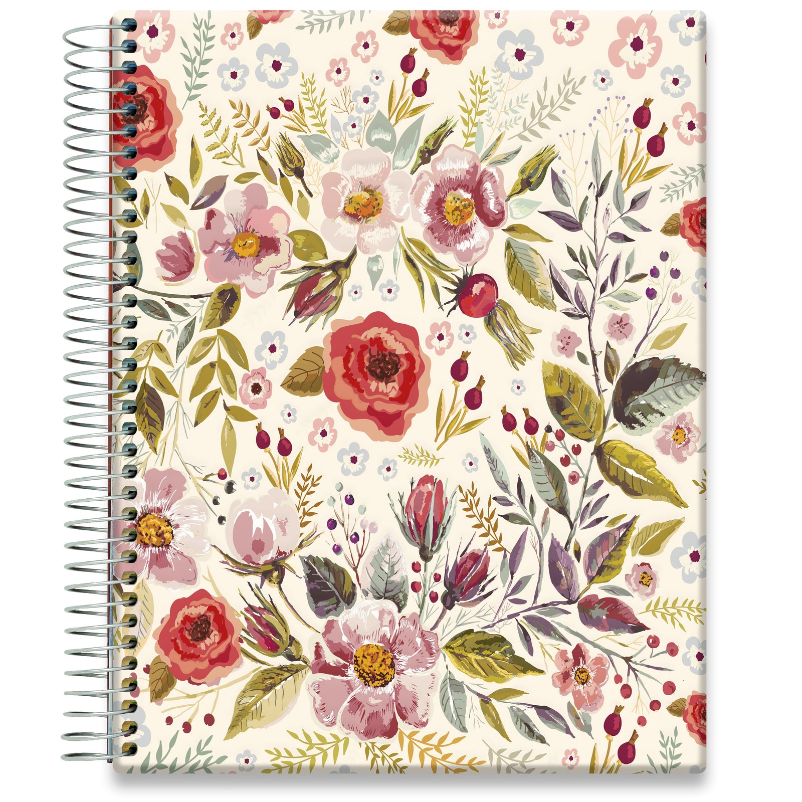 Jan to Dec 2024 Planner - Autumn Flowers