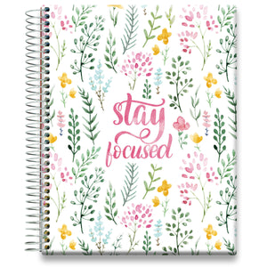 Coaching Session + May 2024 to Jun 2025 Planner - Stay Focused Floral